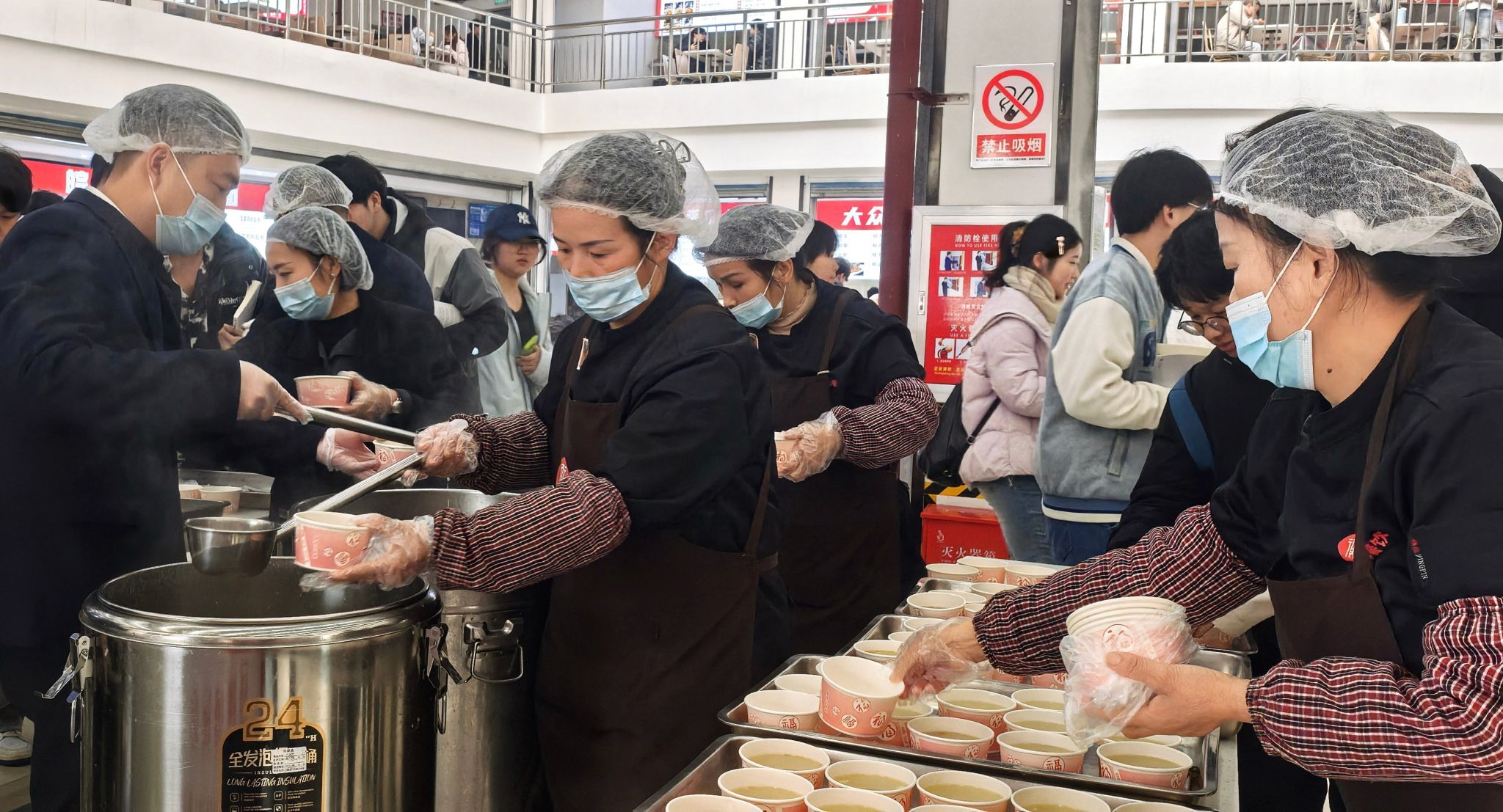 冬至大过年，食堂小团圆